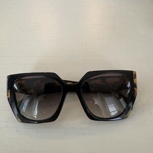 Prada Black and Tortoise Sunglasses